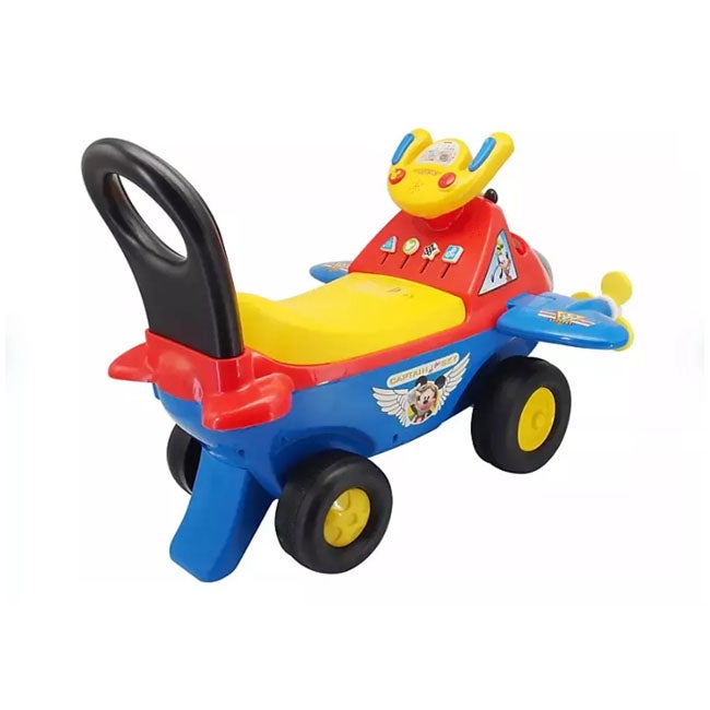 KIDDIELAND DISNEY MICKEY MOUSE PLANE LIGHT SOUND RIDE-ON