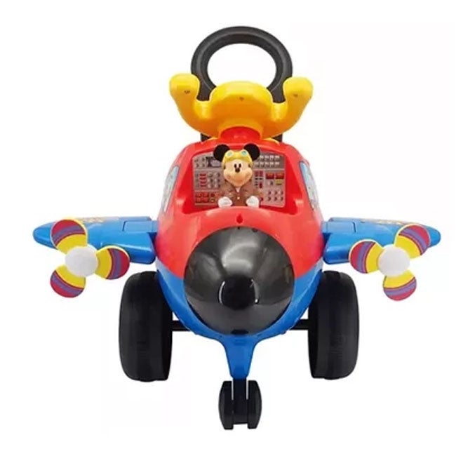 KIDDIELAND DISNEY MICKEY MOUSE PLANE LIGHT SOUND RIDE-ON