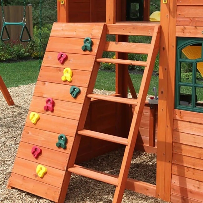 KIDKRAFT CANYONRIDGE WOODEN GYMSET