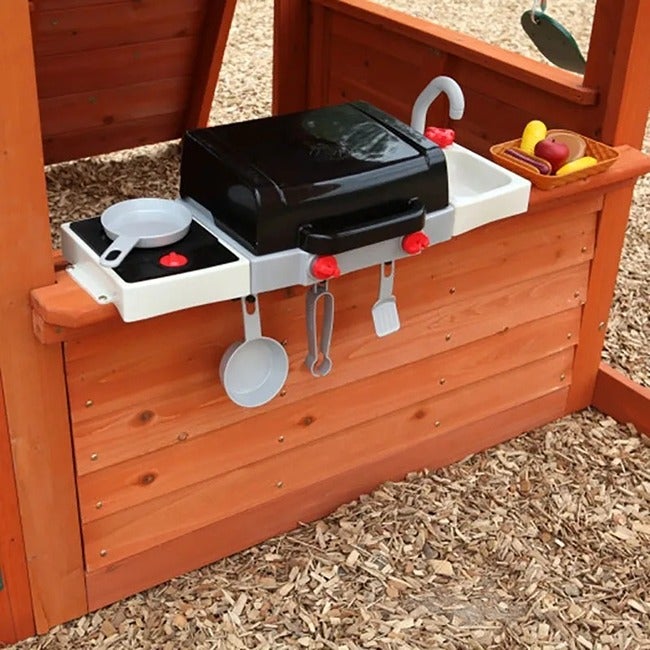 KIDKRAFT CANYONRIDGE WOODEN GYMSET