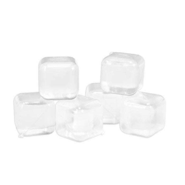 KIKKERLAND CLEAR REUSABLE ICE CUBES S/30