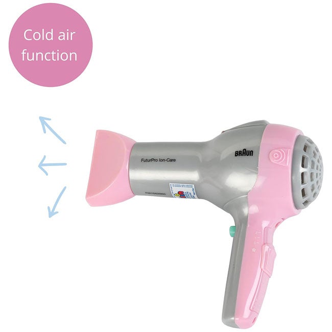 KLEIN BRAUN - HAIRDRYER WITH DIFFUSER AND BRUSH
