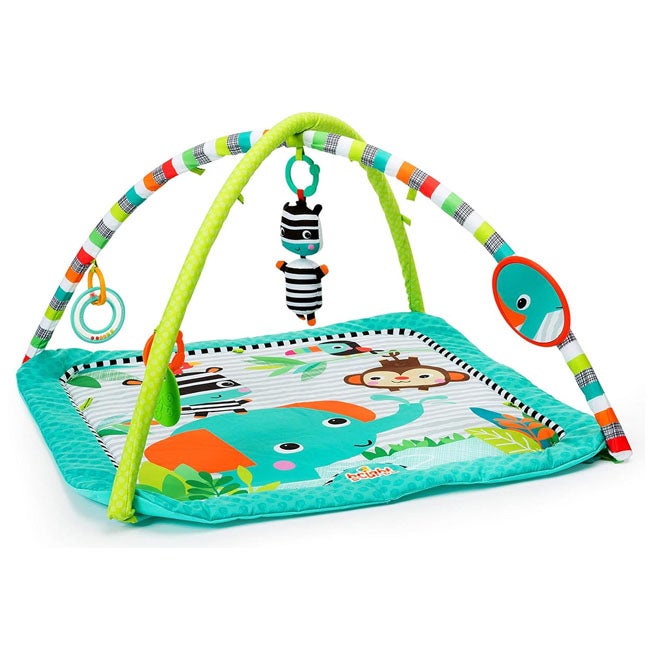 BRIGHT STARTS ZIG ZAG SAFARI ACTIVITY GYM AND PLAY MAT