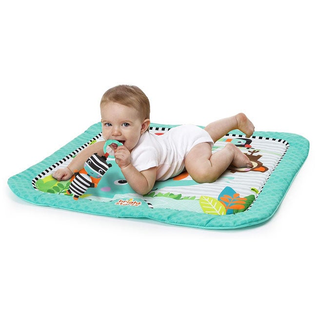 BRIGHT STARTS ZIG ZAG SAFARI ACTIVITY GYM AND PLAY MAT