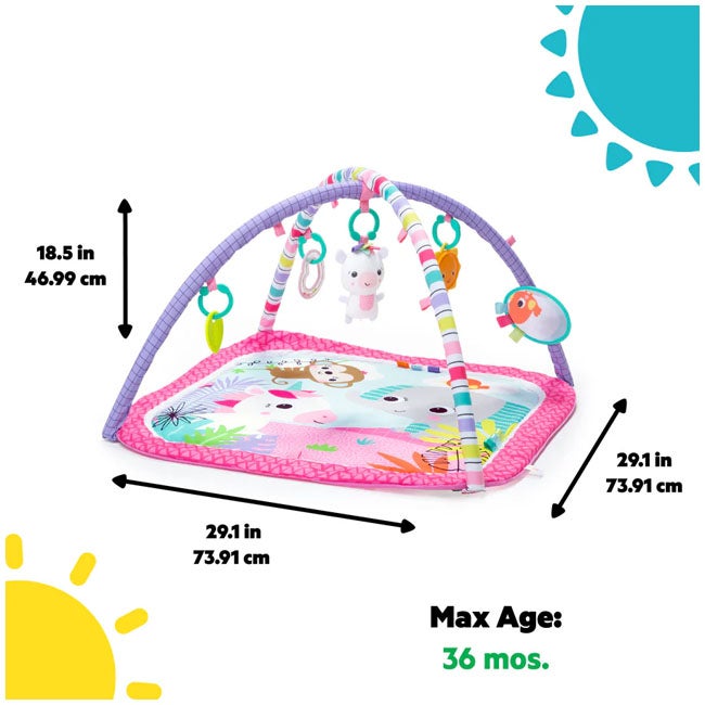 BRIGHT STARTS UNICORN CREW BABY ACTIVITY GYM