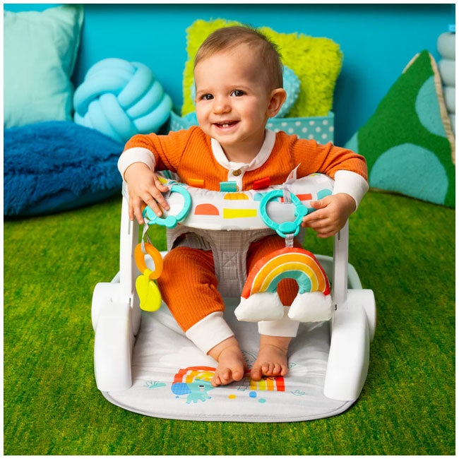 BRIGHT STARTS LEARN TO SIT 2-POSITION FLOOR SEAT PLAYFUL