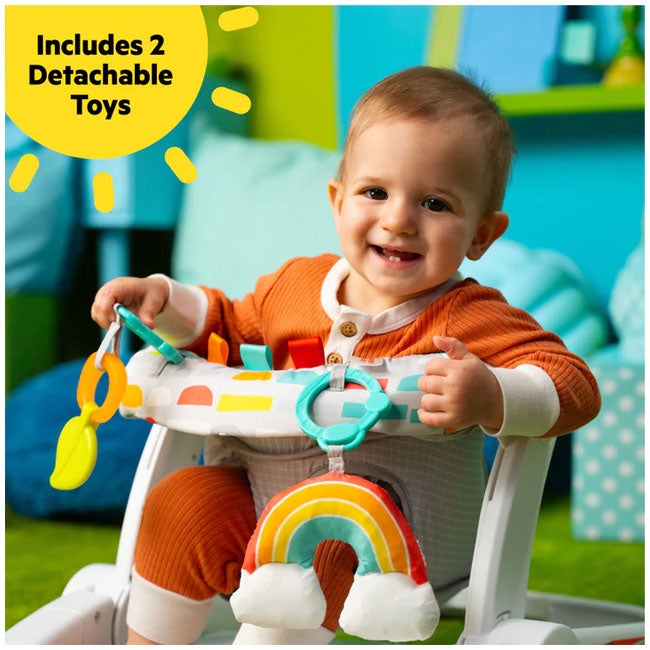 BRIGHT STARTS LEARN TO SIT 2-POSITION FLOOR SEAT PLAYFUL