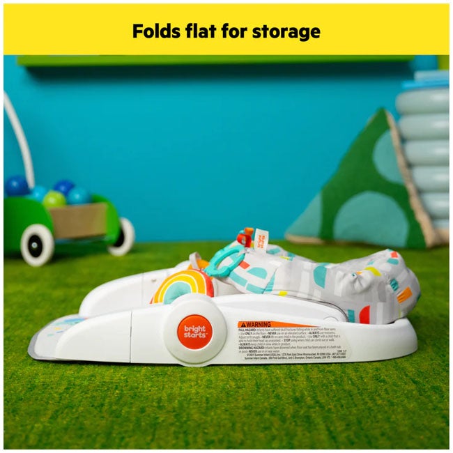 BRIGHT STARTS LEARN TO SIT 2-POSITION FLOOR SEAT PLAYFUL