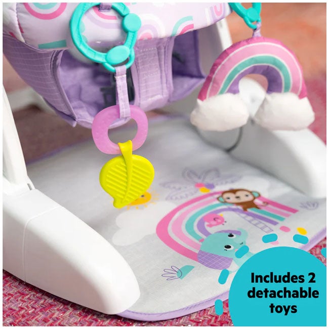 BRIGHT STARTS LEARN TO SIT 2-POSITION FLOOR SEAT PURPLE