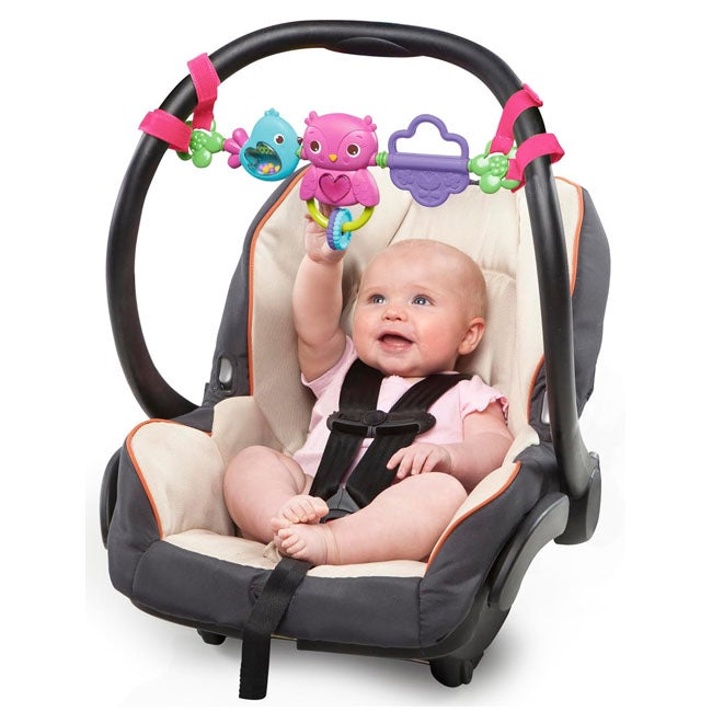 BRIGHT STARTS BUSY BIRDIES CARRIER TOY BAR