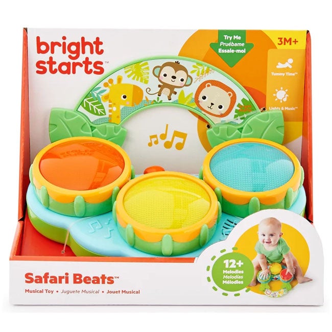 BRIGHT STARTS SAFARI BEATS MUSICAL TOY WITH LIGHTS