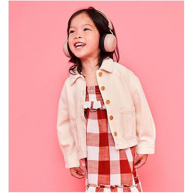 KREAFUNK BUZZ KIDS BLUETOOTH HEADPHONE DUSTY ROSE