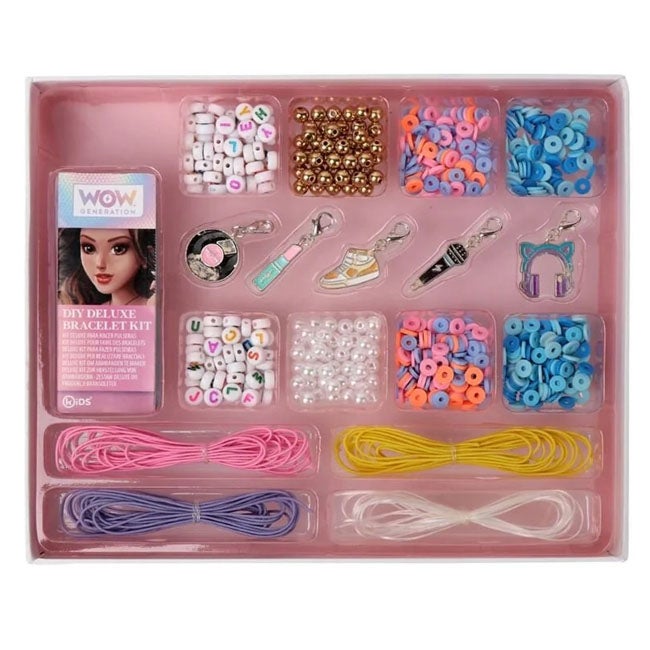 WOW GENERATION DELUXE DIY KIT WITH 5 METAL CHARMS BRACELETS