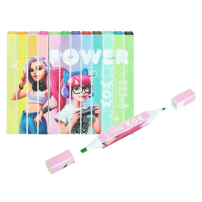 WOW GENERATION DOUBLE ENDED SQUARED MARKERS
