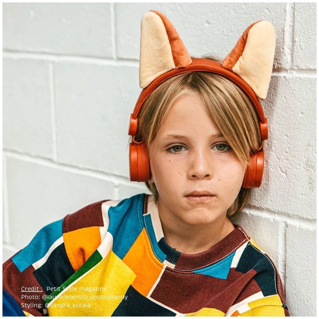 KIDYWOLF KIDYEARS WIRED HEADPHONES FOX