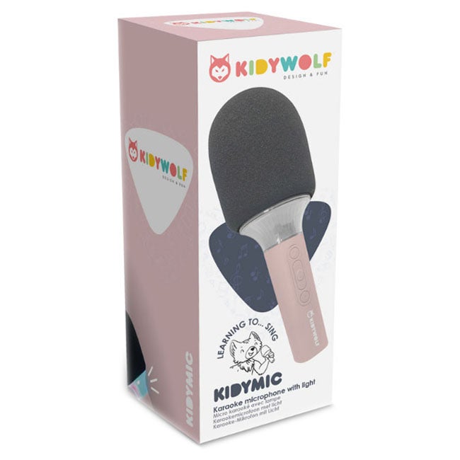 KIDYWOLF KIDYMIC KARAOKE MICROPHONE - PINK