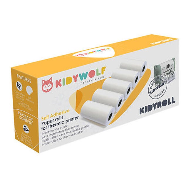 KIDYWOLF KIDYROLL THERMAL PHOTO PAPER - CLASSIC