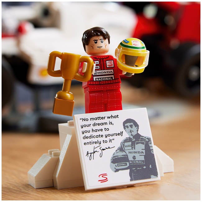LEGO ICONS MCLAREN MP4/4 AND AYRTON SENNA