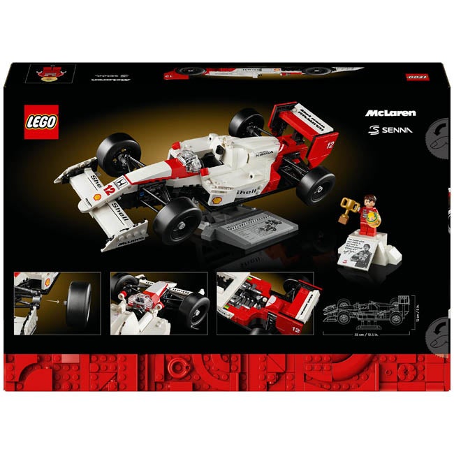 LEGO ICONS MCLAREN MP4/4 AND AYRTON SENNA