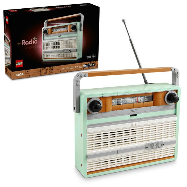 LEGO ICONS RETRO RADIO MUSIC HOME DECOR BUILDING SET