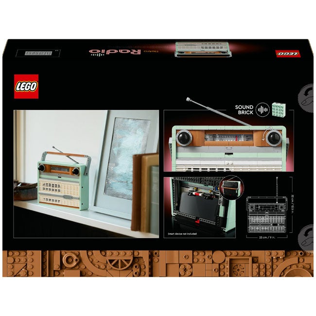 LEGO ICONS RETRO RADIO MUSIC HOME DECOR BUILDING SET