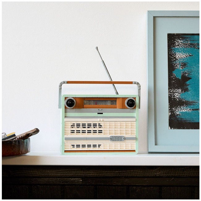 LEGO ICONS RETRO RADIO MUSIC HOME DECOR BUILDING SET
