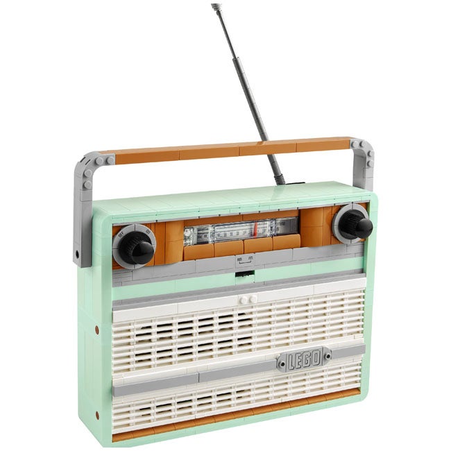 LEGO ICONS RETRO RADIO MUSIC HOME DECOR BUILDING SET