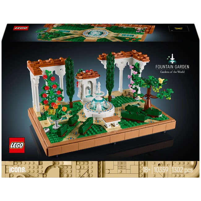 LEGO ICONS FOUNTAIN GARDEN