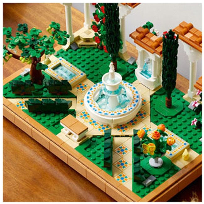 LEGO ICONS FOUNTAIN GARDEN
