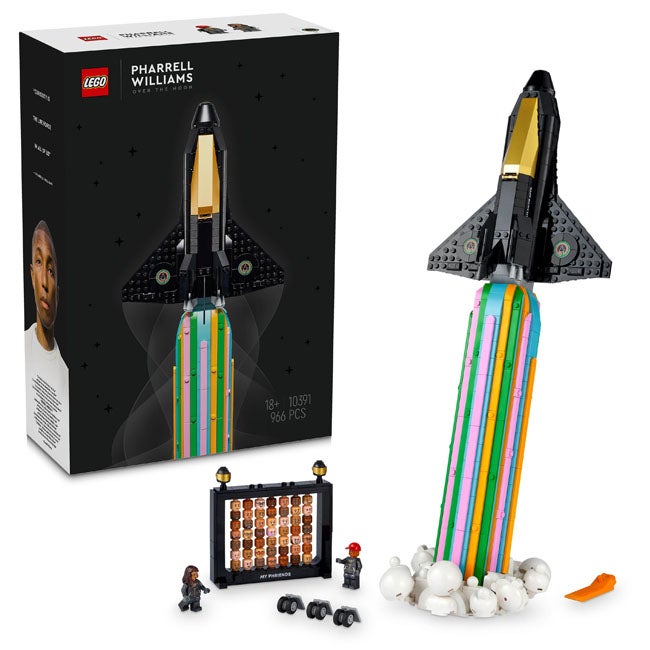 LEGO ICONS OVER THE MOON WITH PHARRELL WILLIAMS