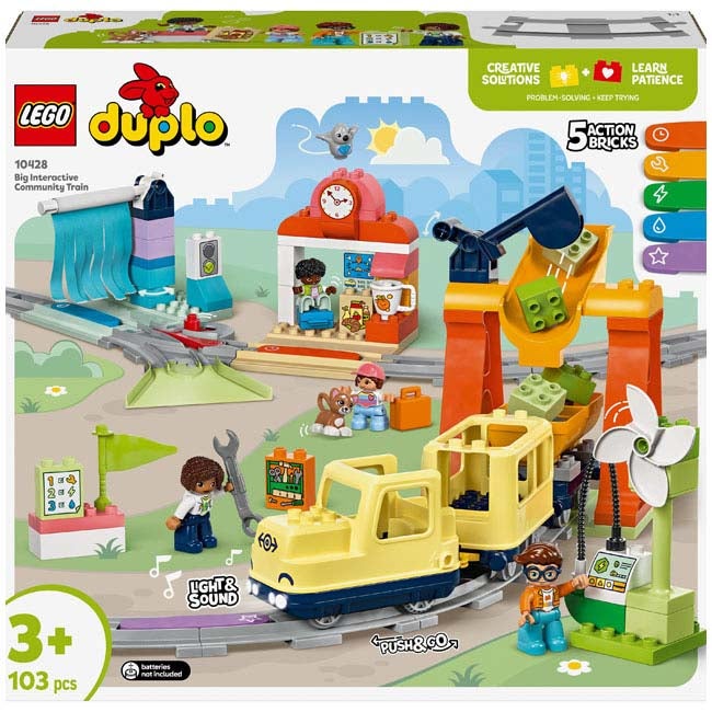 LEGO DUPLO BIG INTERACTIVE COMMUNITY TRAIN