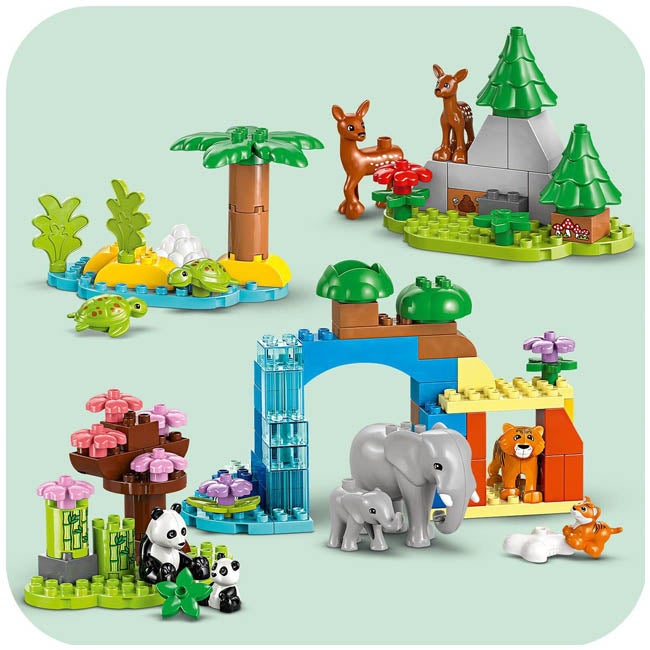 LEGO DUPLO 3 IN 1 WILD ANIMAL FAMILIES