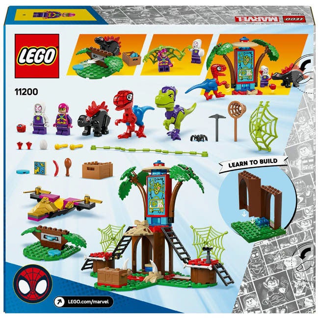 LEGO SPIDEY AND FRIENDS GOBBYS RAPTOR BATTLE AT TREE HOUSE H