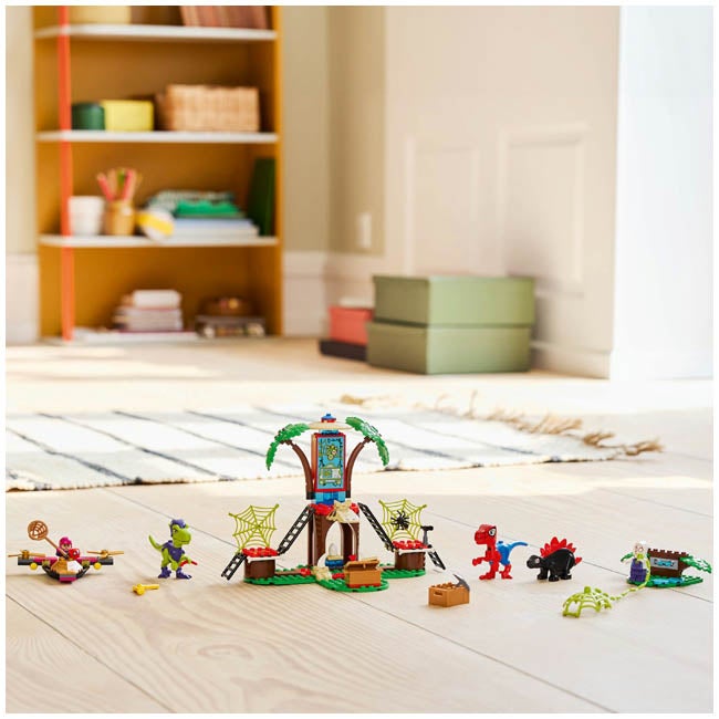 LEGO SPIDEY AND FRIENDS GOBBYS RAPTOR BATTLE AT TREE HOUSE H