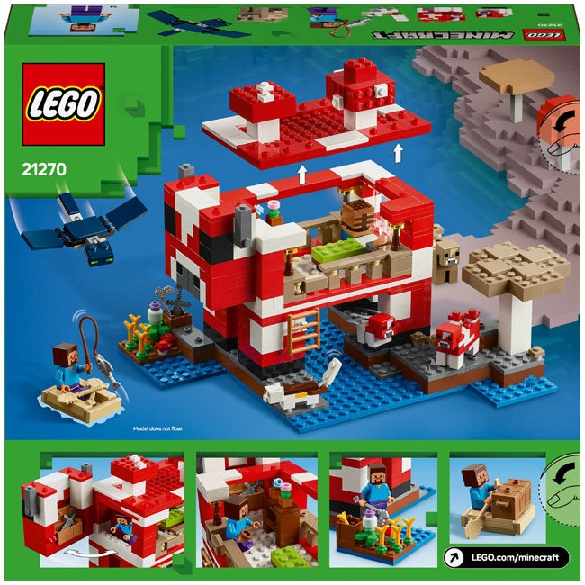 LEGO MINECRAFT THE MOOSHROOM HOUSE