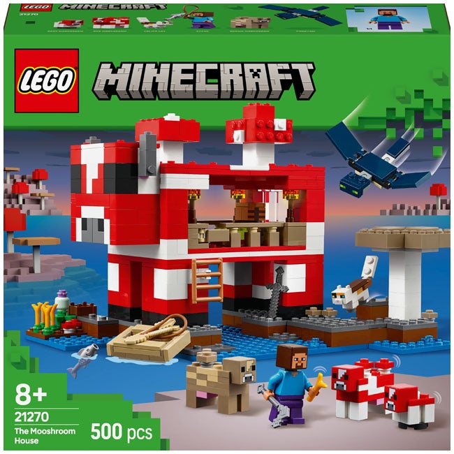 LEGO MINECRAFT THE MOOSHROOM HOUSE