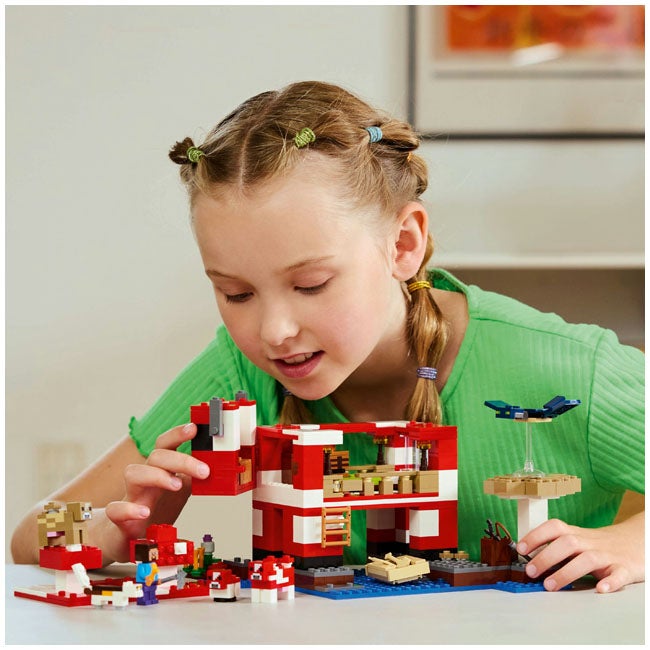 LEGO MINECRAFT THE MOOSHROOM HOUSE