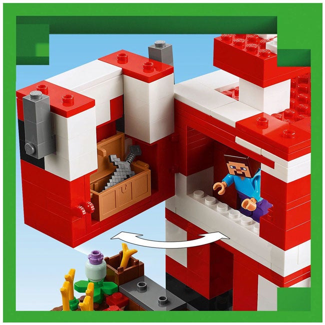 LEGO MINECRAFT THE MOOSHROOM HOUSE
