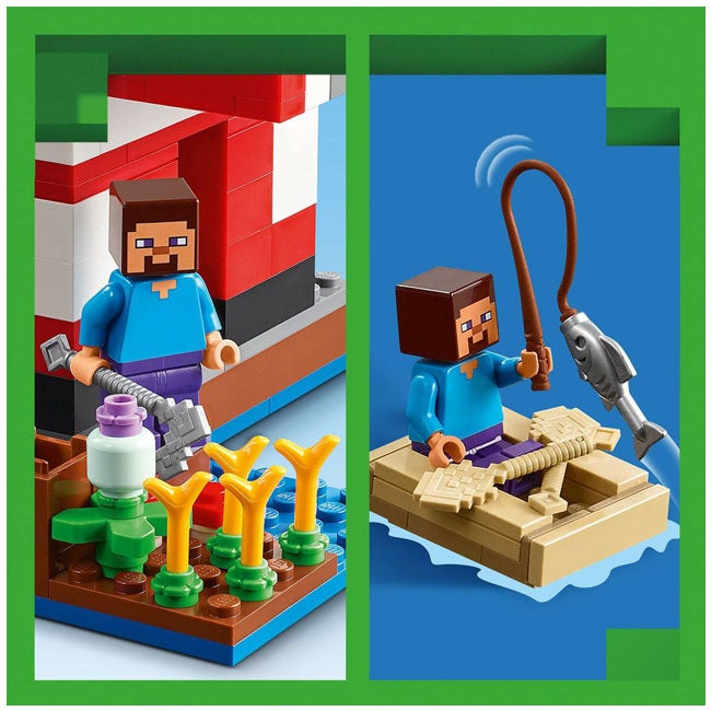 LEGO MINECRAFT THE MOOSHROOM HOUSE