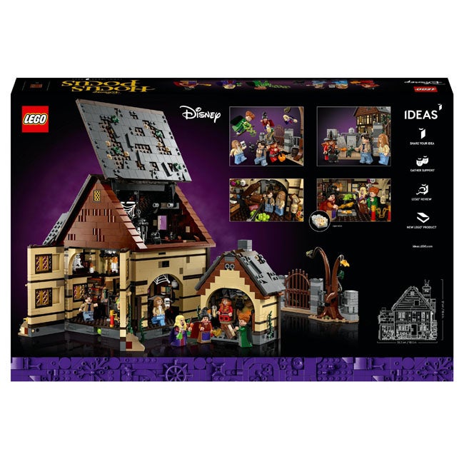 LEGO DISNEY HOCUS POCUS THE SANDERSON SISTERS COTTAGE