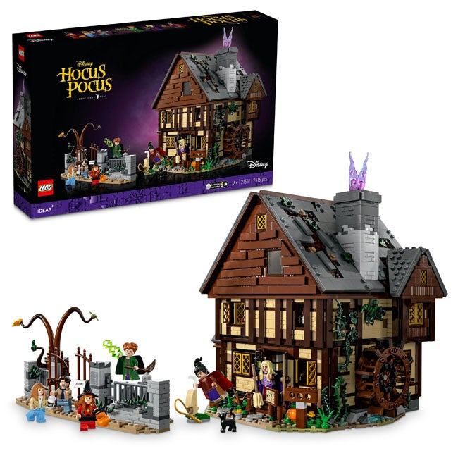 LEGO DISNEY HOCUS POCUS THE SANDERSON SISTERS COTTAGE