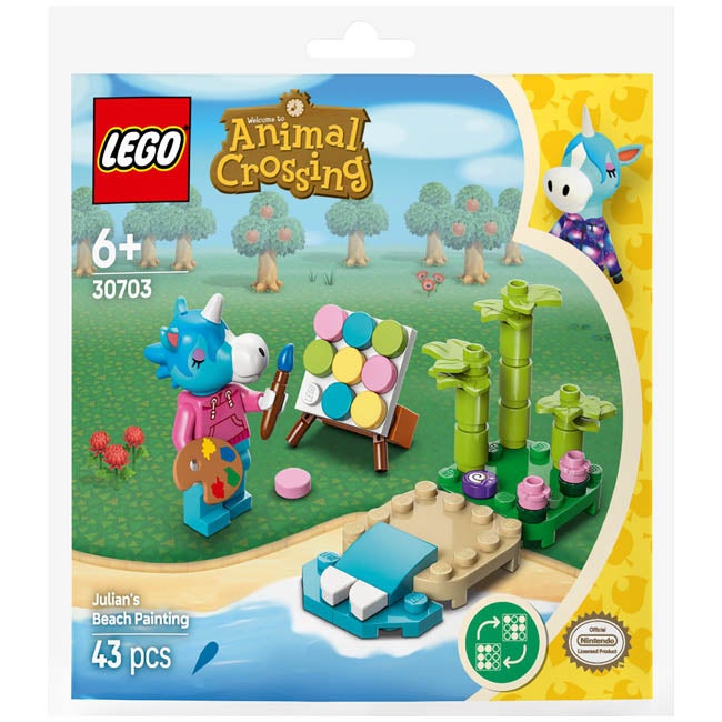 LEGO ANIMAL CROSSING JULIANS BEACH PAINTING