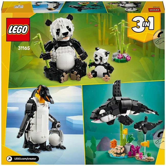 LEGO CREATOR WILD ANIMALS PANDA FAMILY