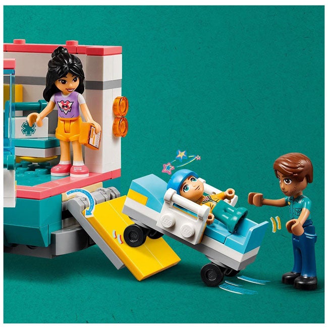 LEGO FRIENDS HEARTLAKE CITY HOSPITAL AMBULANCE