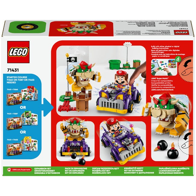 LEGO SUPER MARIO BOWSERS MUSCLE CAR EXPANSION SET
