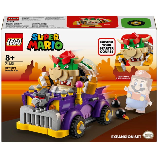 LEGO SUPER MARIO BOWSERS MUSCLE CAR EXPANSION SET
