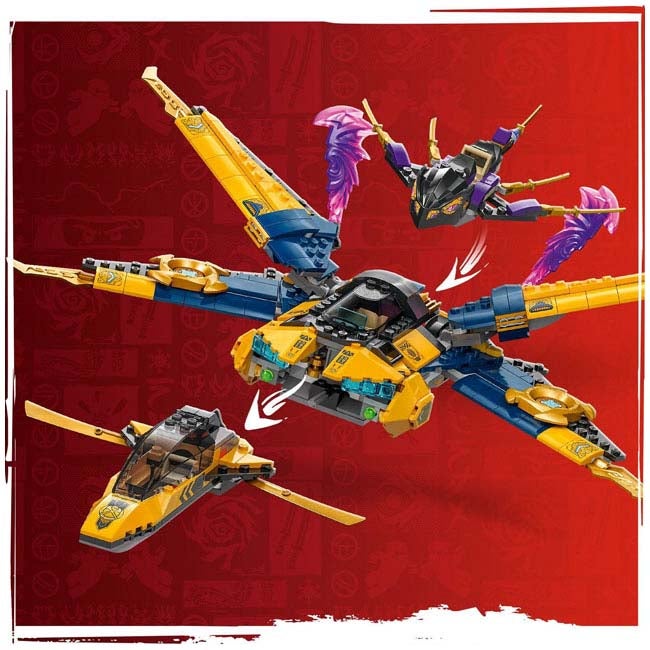 LEGO NINJAGO RAS AND ARIN'S STROM JET