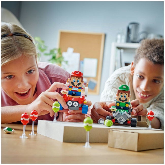 LEGO SUPER MARIO MARIO KART BABY MARIO VS. BABY LUIGI