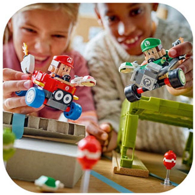 LEGO SUPER MARIO MARIO KART BABY MARIO VS. BABY LUIGI