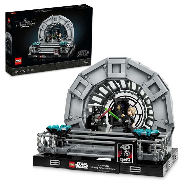 LEGO STAR WAR EMPEROR'S THRONE ROOM DIORAMA